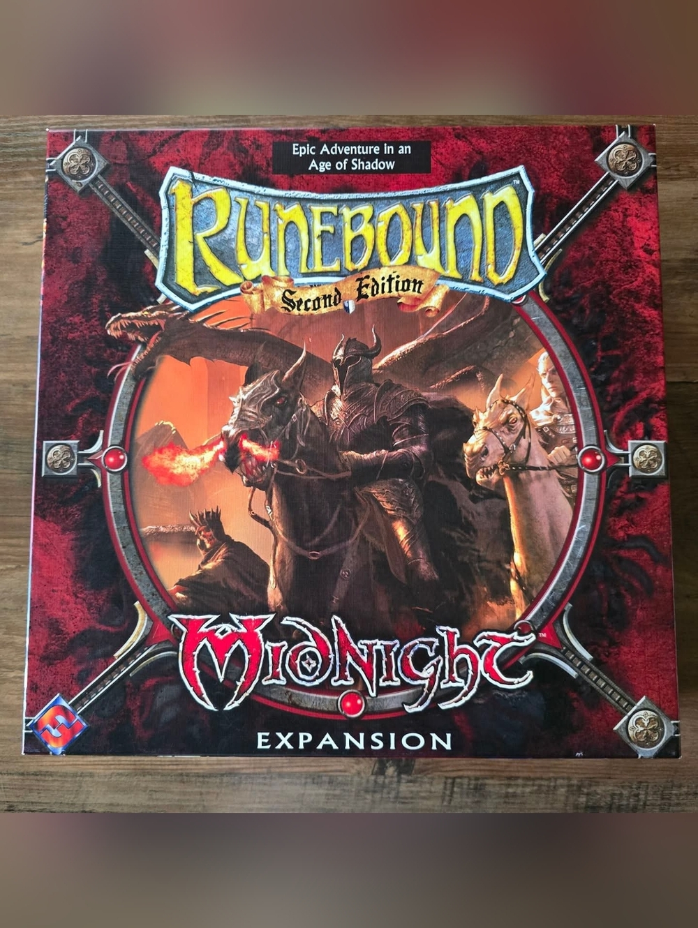 Vintage FFG Runebound 2nd Edition Midnight Expansion Board Game 2006 NEW